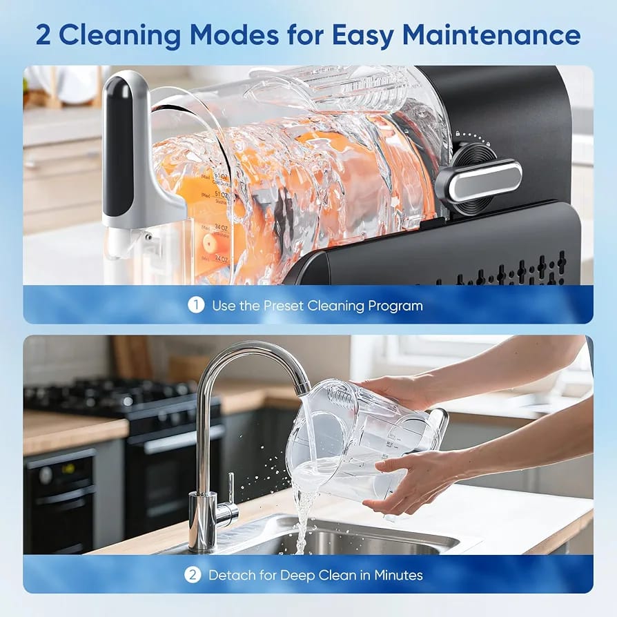 UAKEEN Slushie Machine for Home, Party & Small Business, Makes Slushies