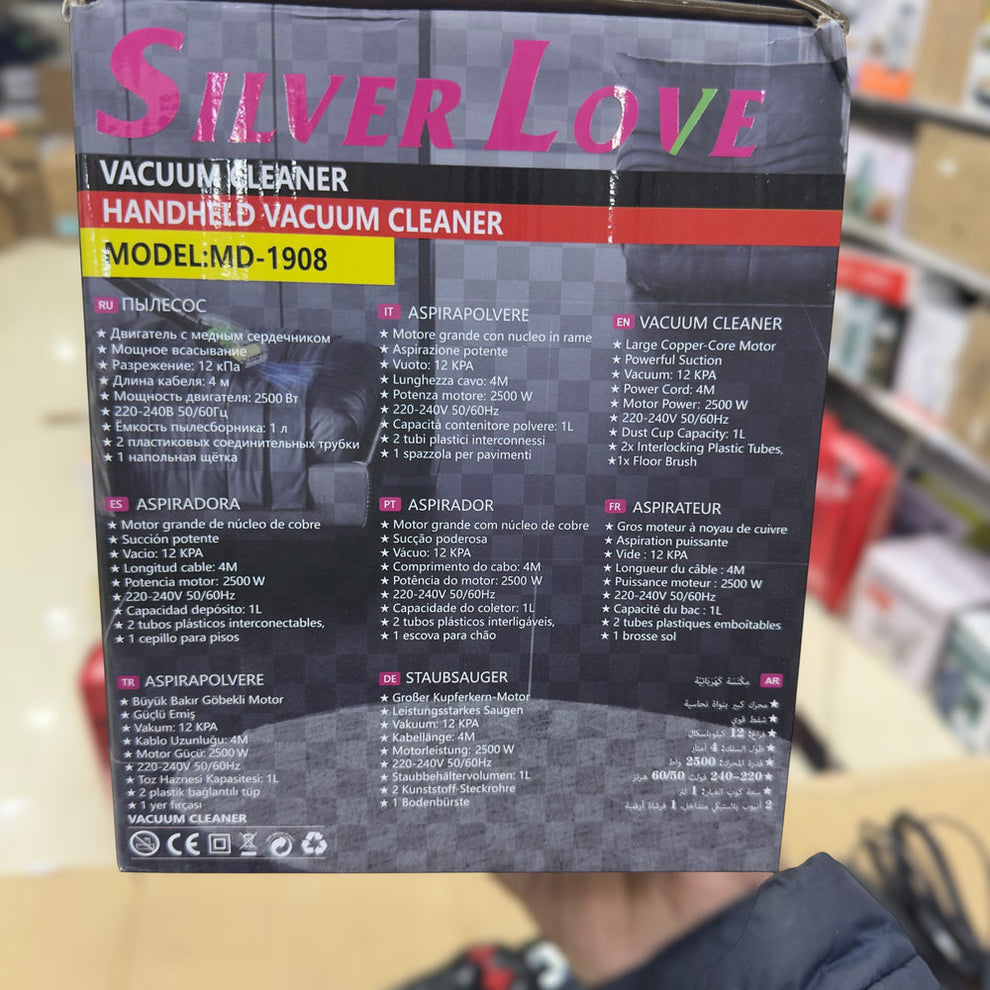 Silver Love Stick & Handheld Vacuum Cleaner 1908