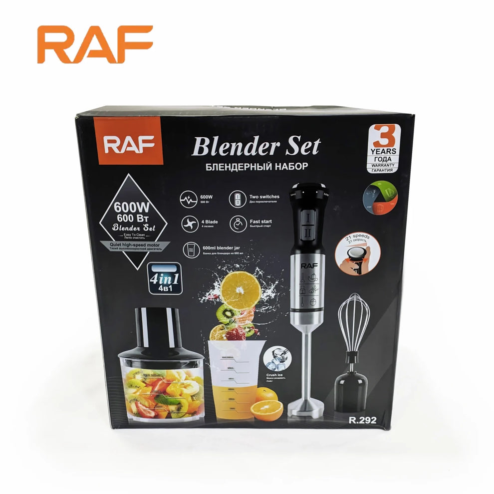 Raf 4 in 1 hand blender set