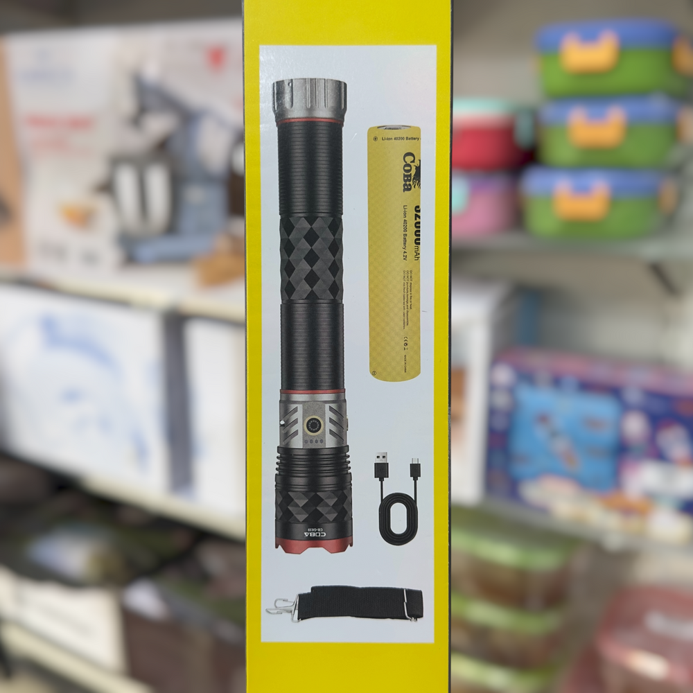 Coba Aluminum Alloy Strong Light Flashlight Torch CB-G639