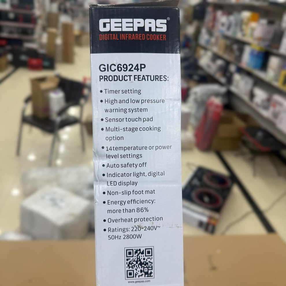 Geepas Digital Infrared Universal Hot Plate 6924