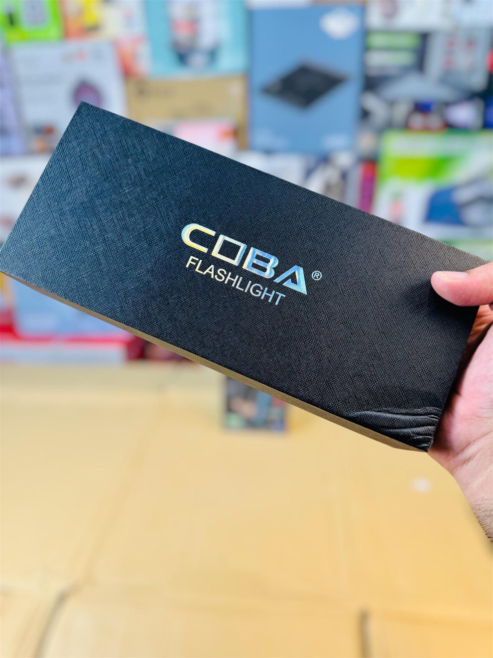 COBA Aluminum Alloy Strong Flashlight – Durable High-Power LED Torch Model CB-G908