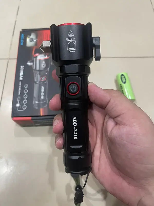 Very Powerful 2-in-1 Emergency Flashlight & Charging Bank
