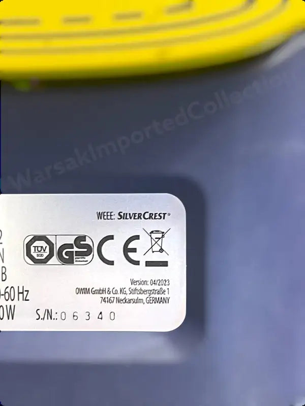 Silver Crest Steam Iron