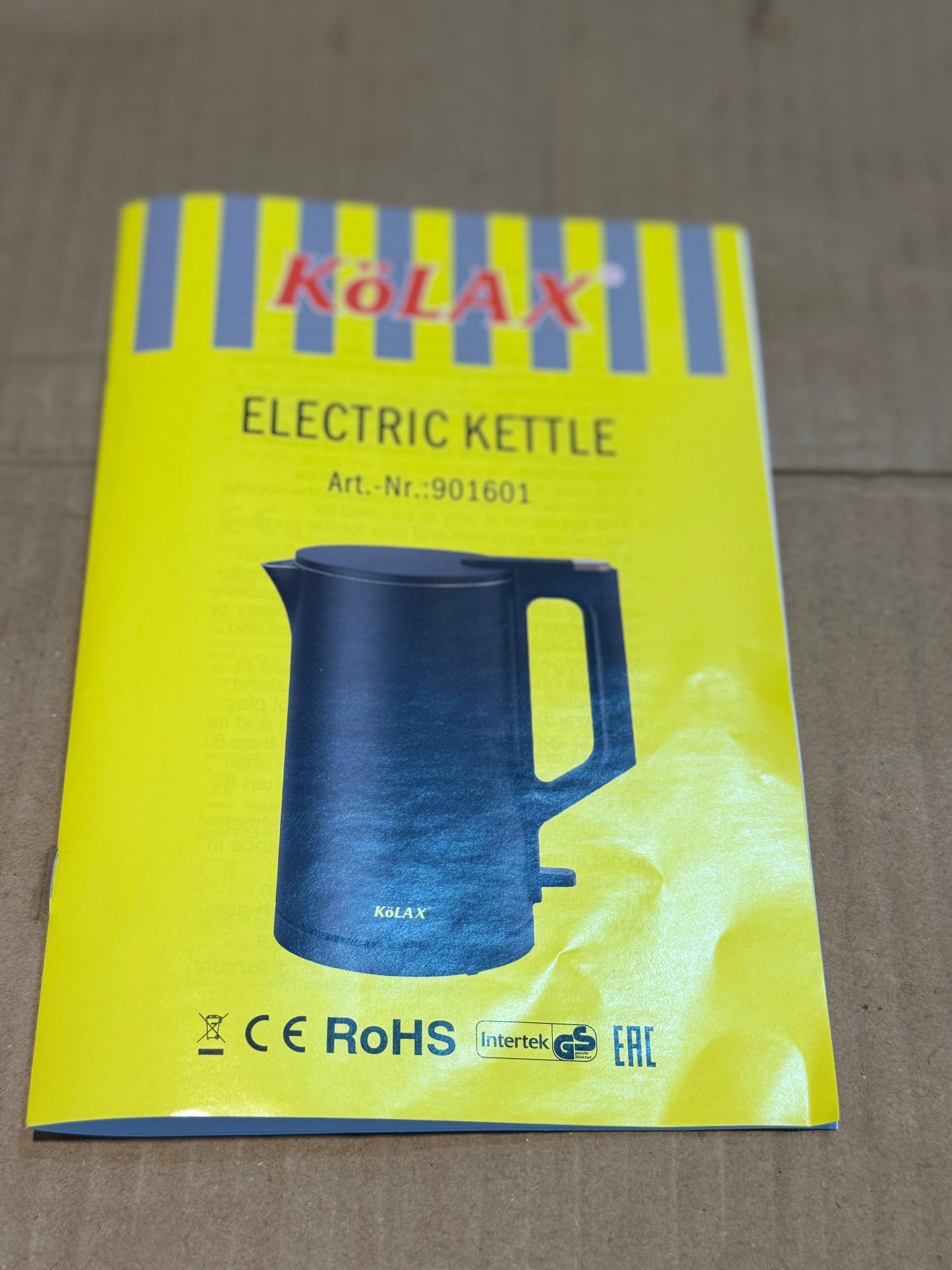 Kolax Electric kettle 1.7L #original