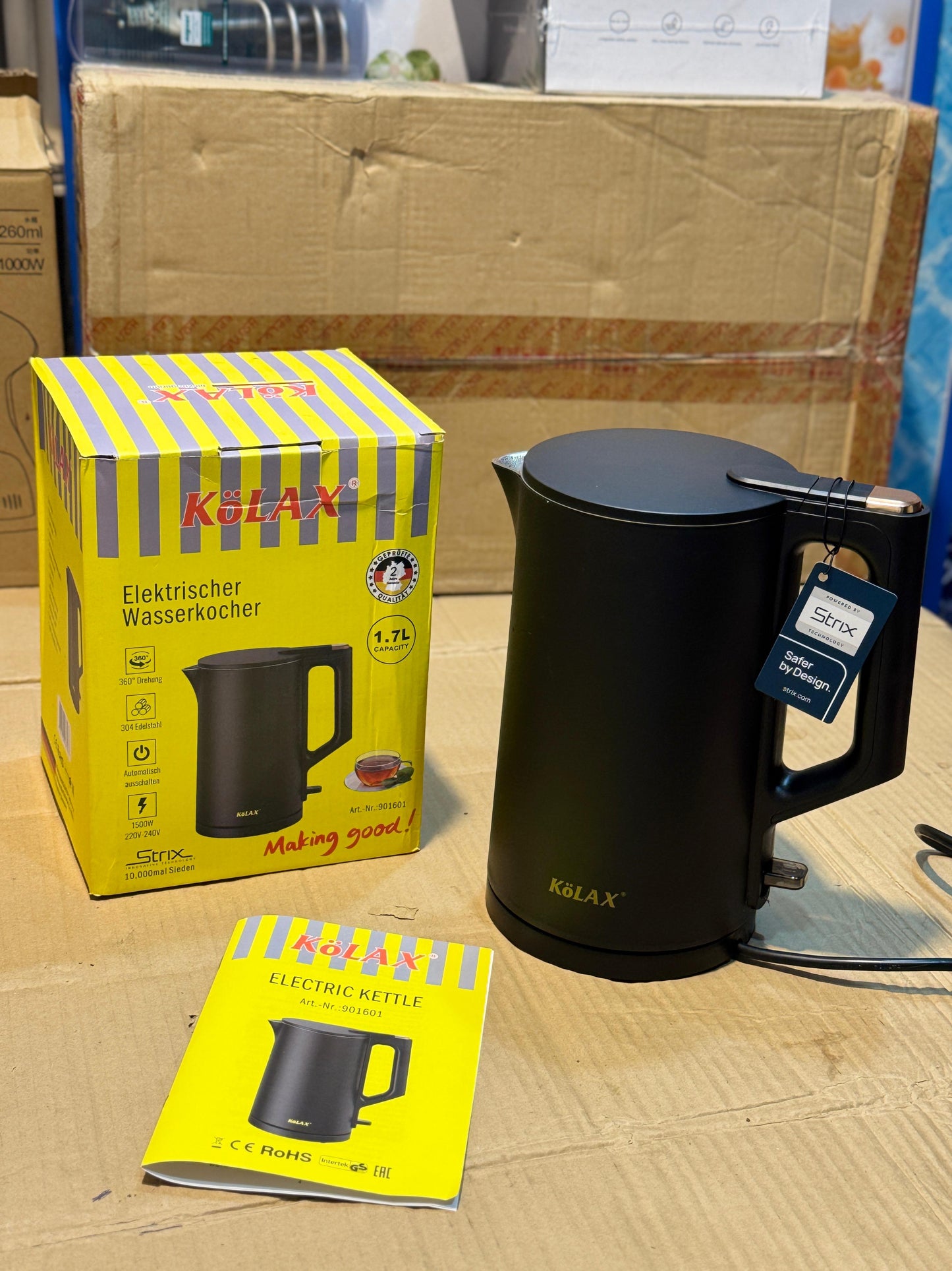Kolax Electric kettle 1.7L #original