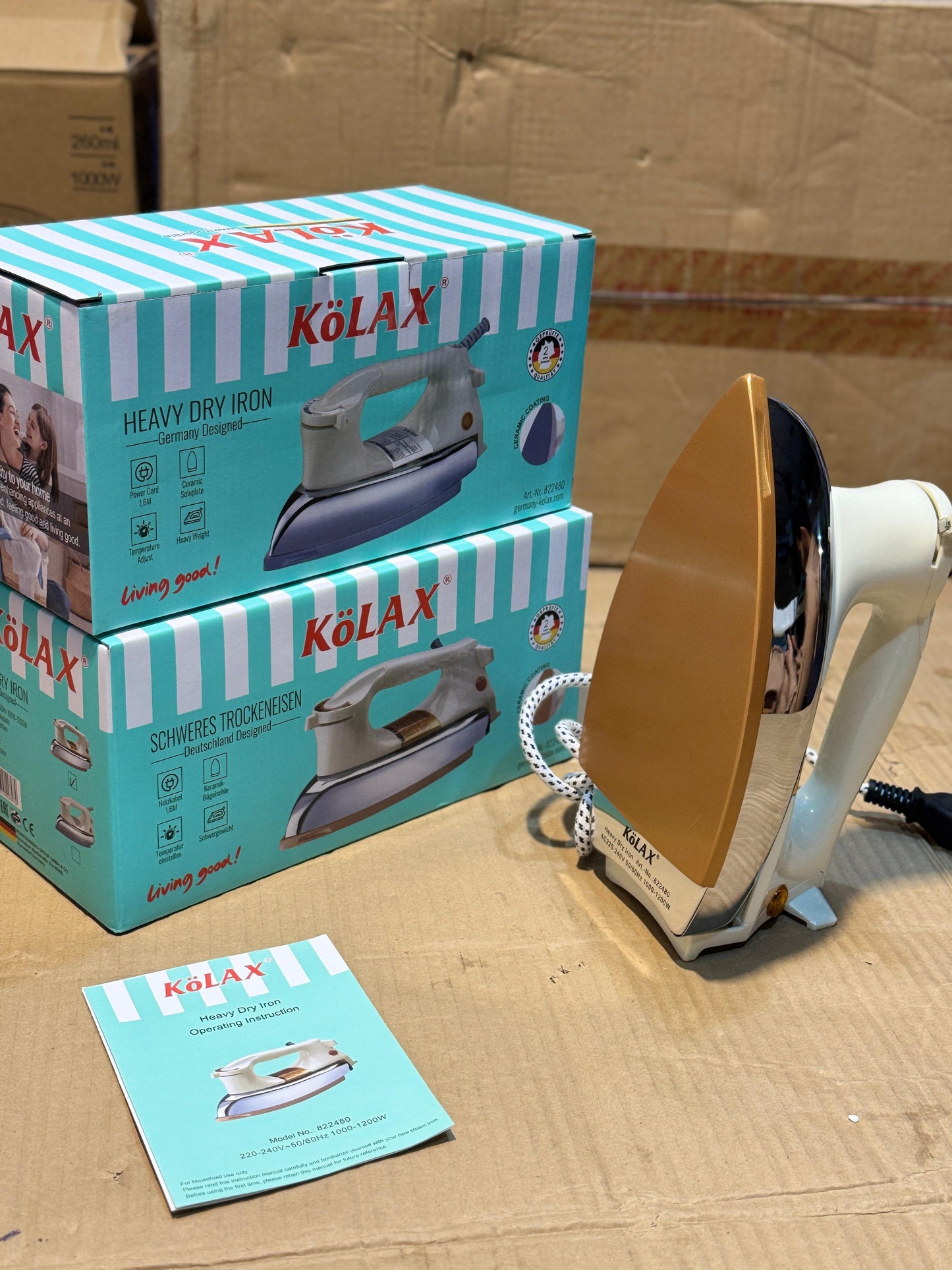 KOLAX Heavy dry iron 1200W #original #imported
