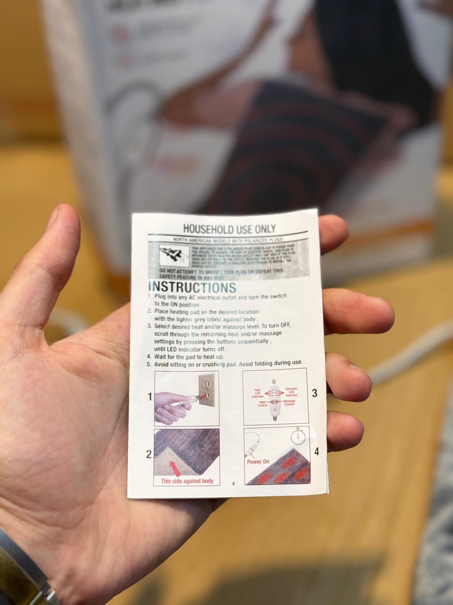 Massage heating pad  #original #imported