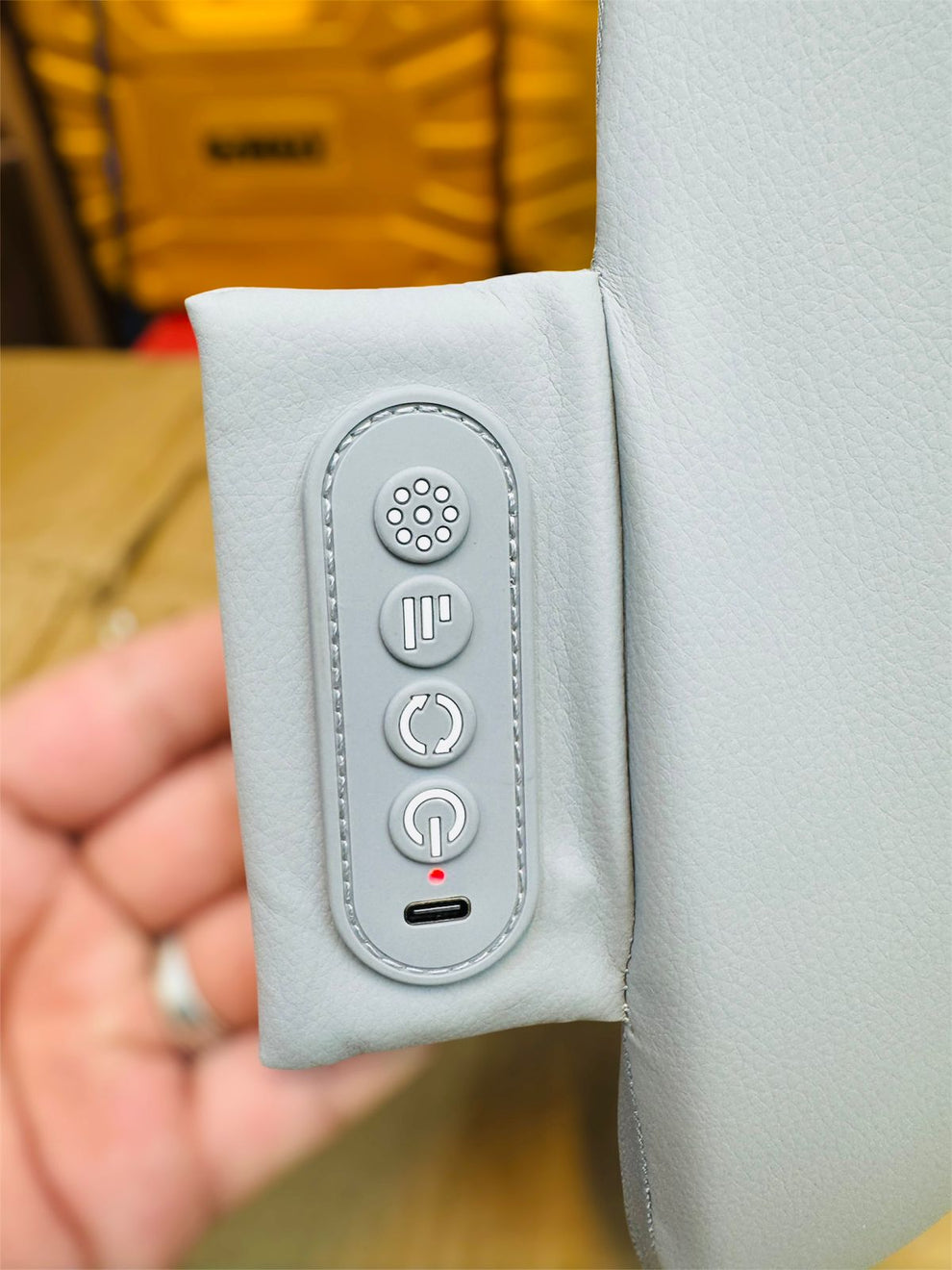 Rechargeable Massage Backrest with infrared heating