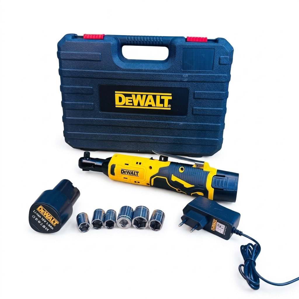 Dewalt-Style 12V Cordless Ratchet Wrench