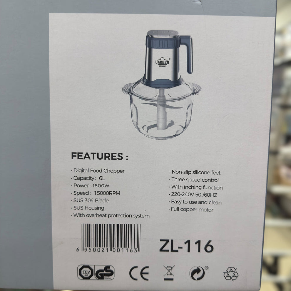 Uakeen 6L Electric Chopper ZL-116