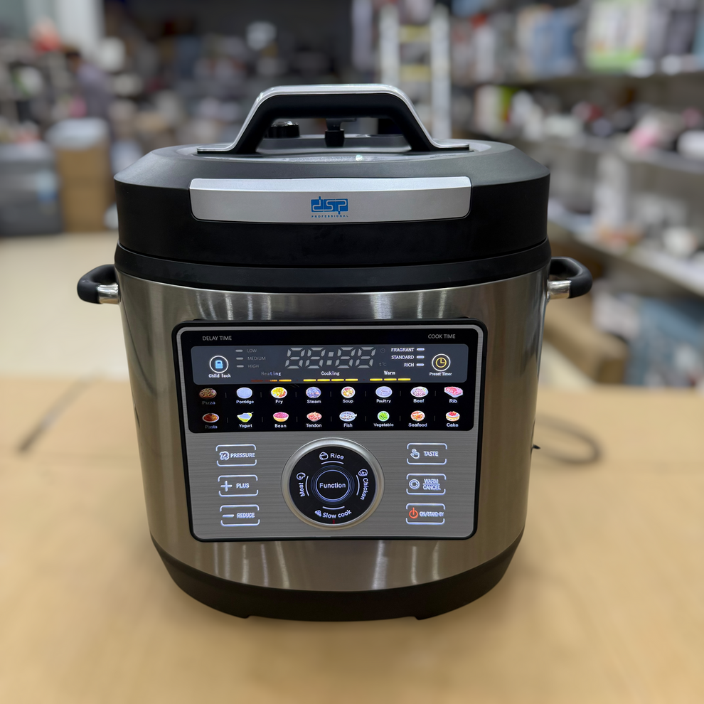 DSP X2000 Pro Electric Pressure Cooker - 8.0L, 1300W, 20 Preset Modes, Full Touch Control