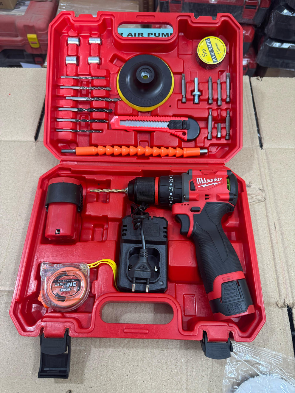Milwaukee Brushless 28V Drill Machine with Toolkit