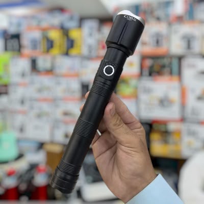 COBA 3-Piece LED Aluminum Alloy Flashlight Torch Set CB-2074-3