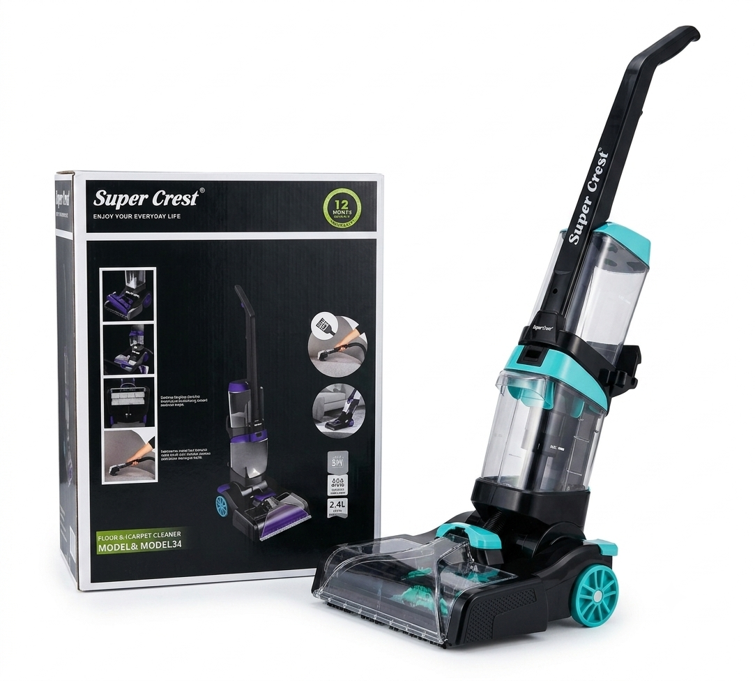 Super Crest 800W Carpet Cleaner