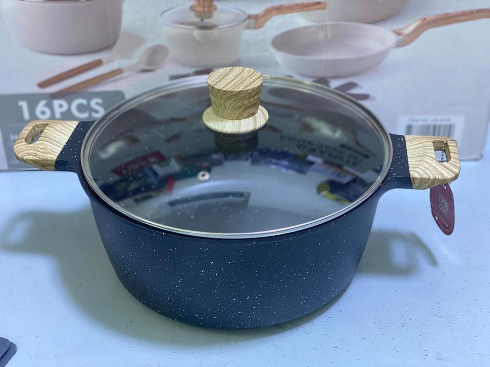 16 Pieces granite Cookware Set High quality