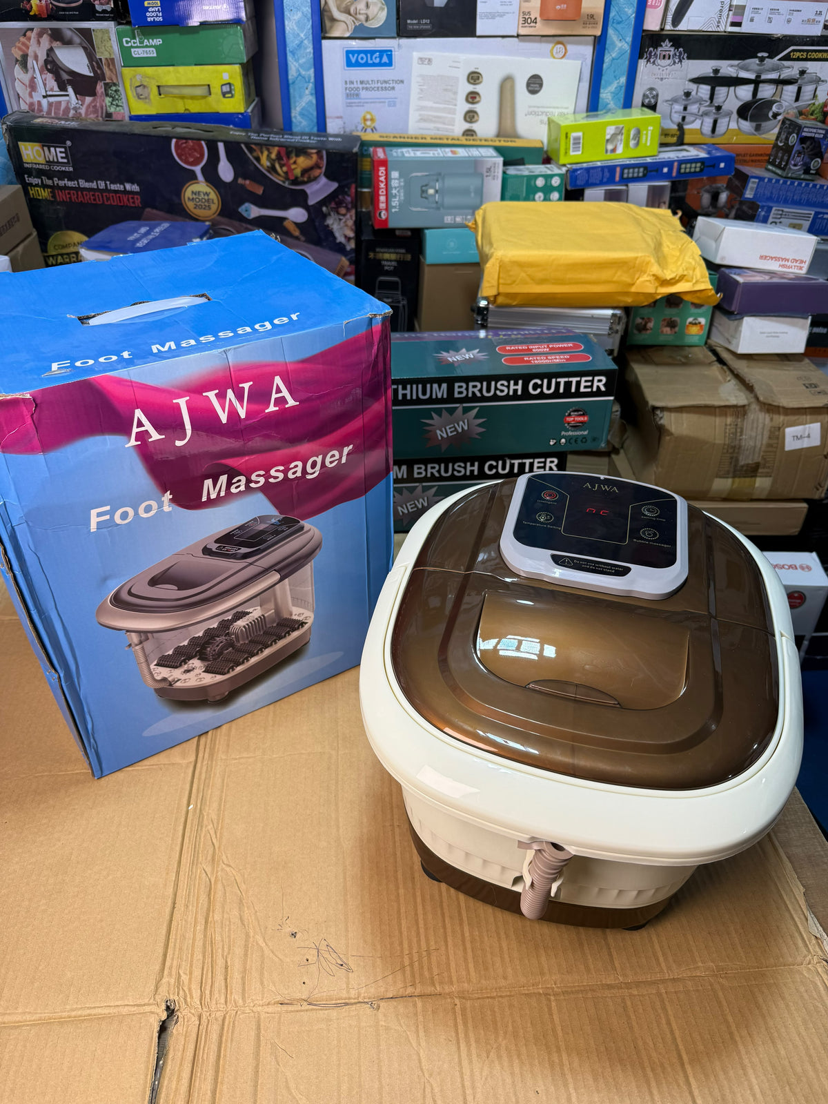 AJWA Electric Foot Massager with Digital Control Panel – Relaxation & Foot Massage Machine