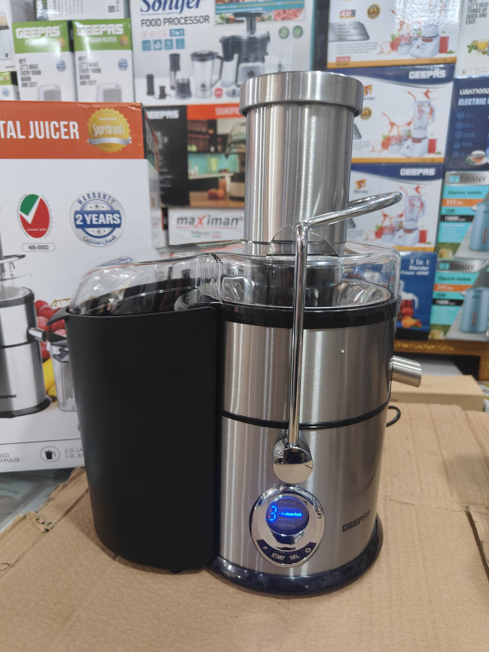 Geepas Ultrapower digital 4 in 1 juicer blender 5451