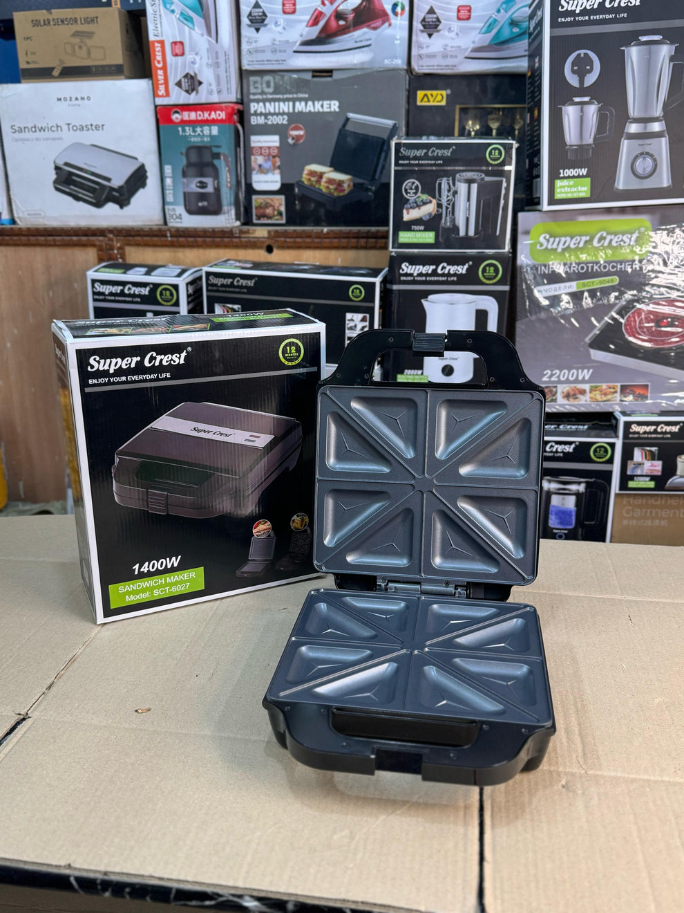 SUPER CREST Germany 8 slice sandwich maker