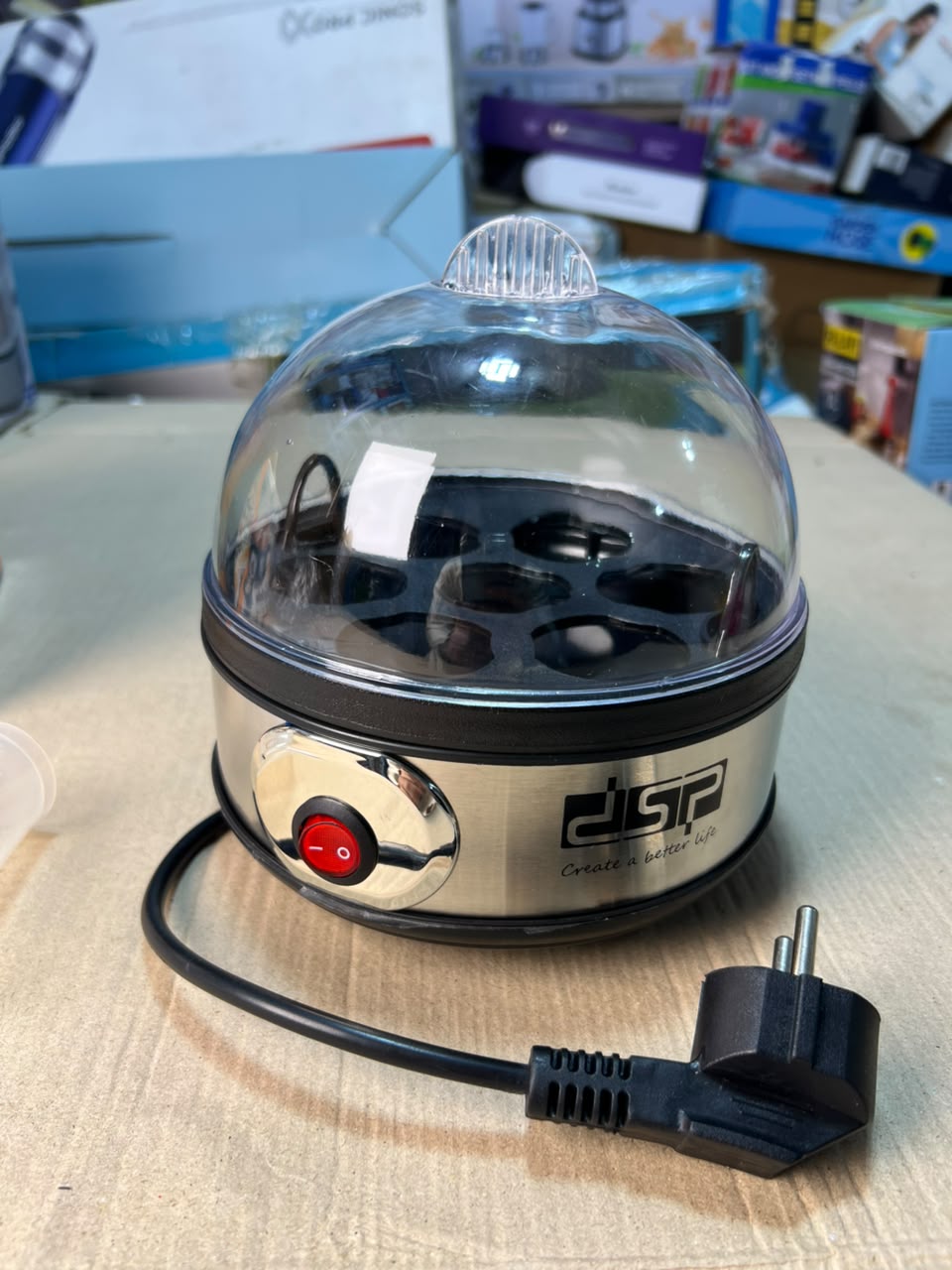 DSP KA5001 350W Electric Egg Boiler – 7 Egg Capacity