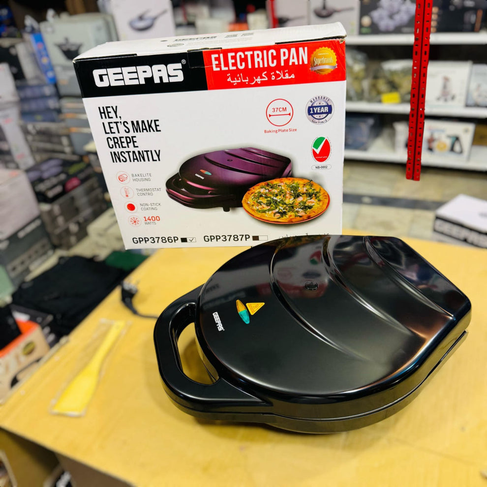Geepas Electric Pizza Maker GPP3786P 37 cm plate size