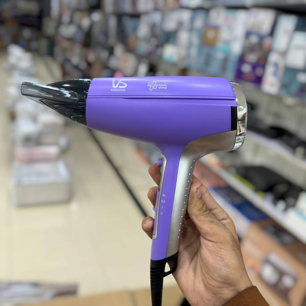 VS Sassoon 1800W Ionic Hair Dryer – 3-Speed & Heat Settings Professional Hair Dryer
