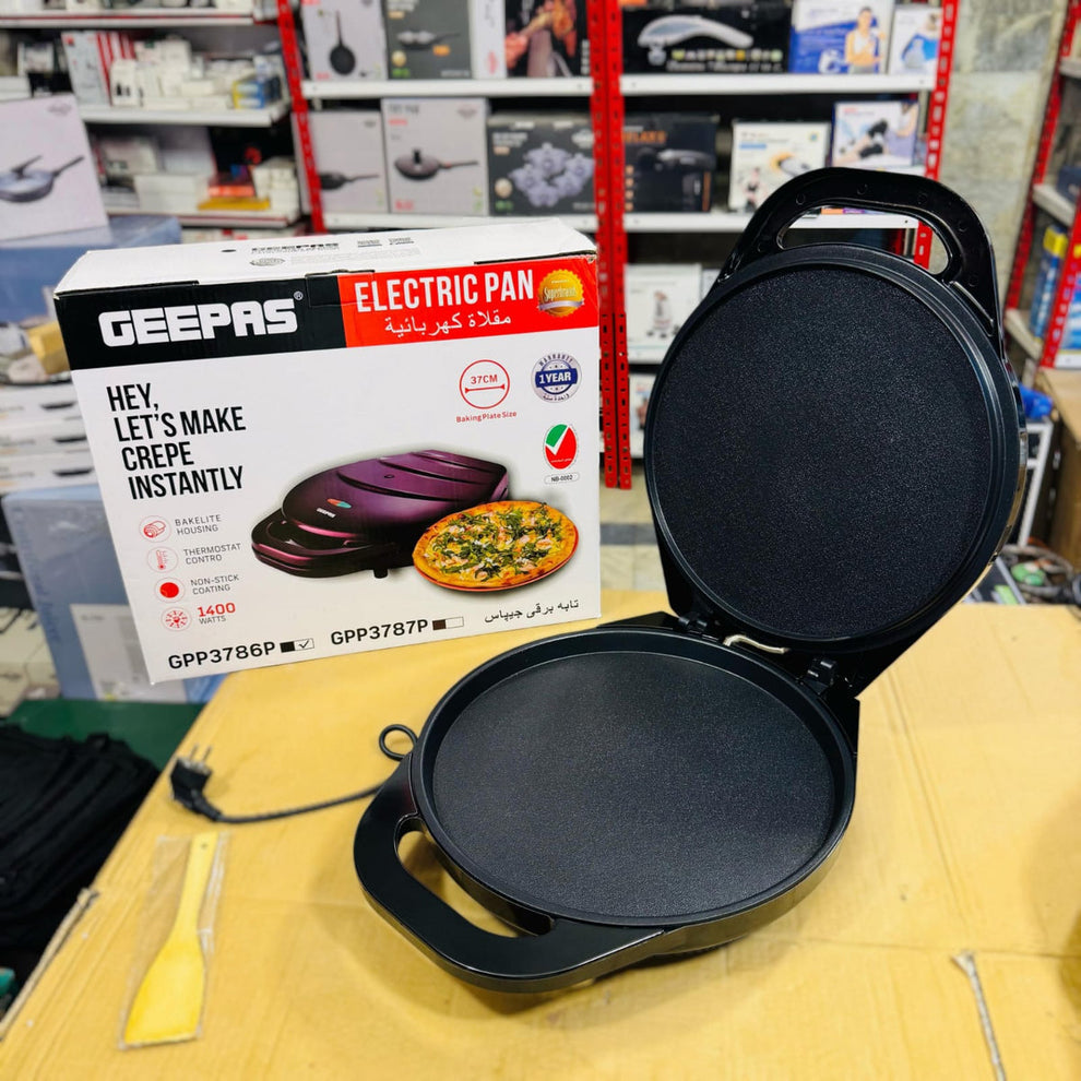 Geepas Electric Pizza Maker GPP3786P 37 cm plate size