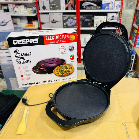 Geepas Electric Pizza Maker GPP3786P 37 cm plate size