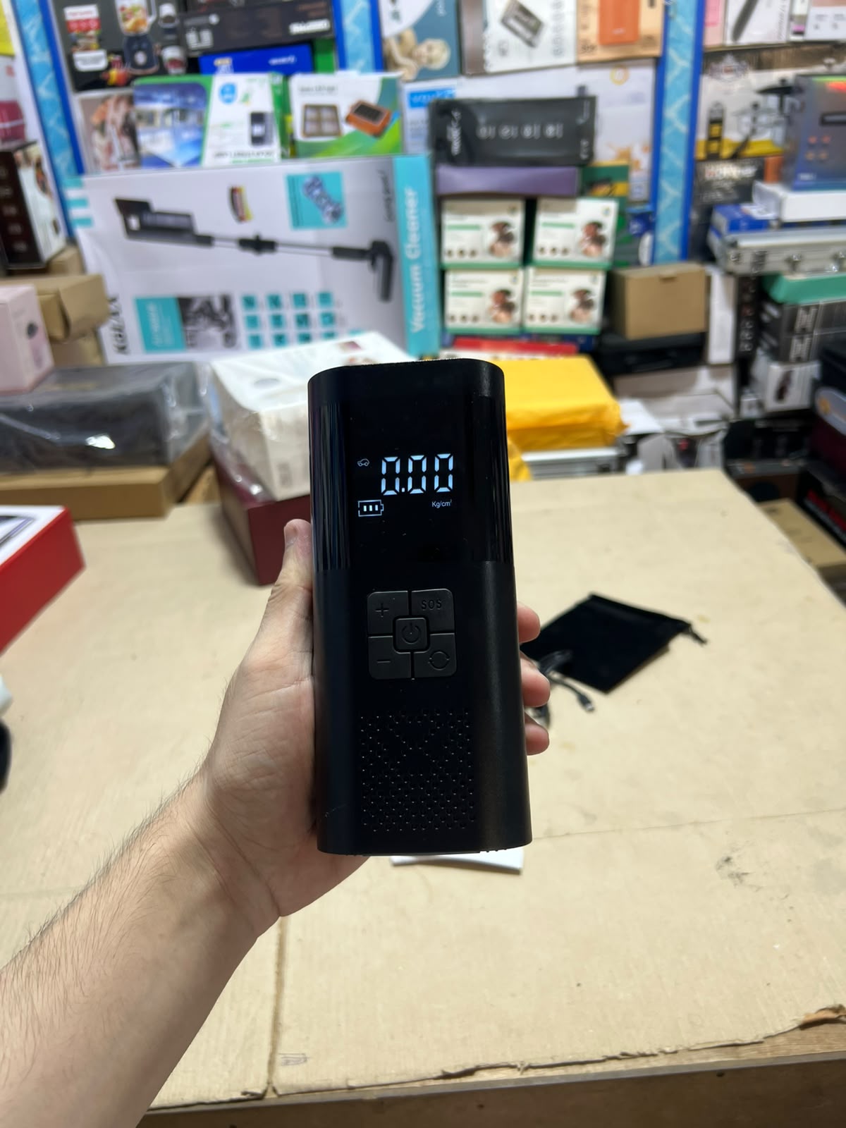 Wireless Portable Air Pump – Digital Electric Air Compressor with LCD Display