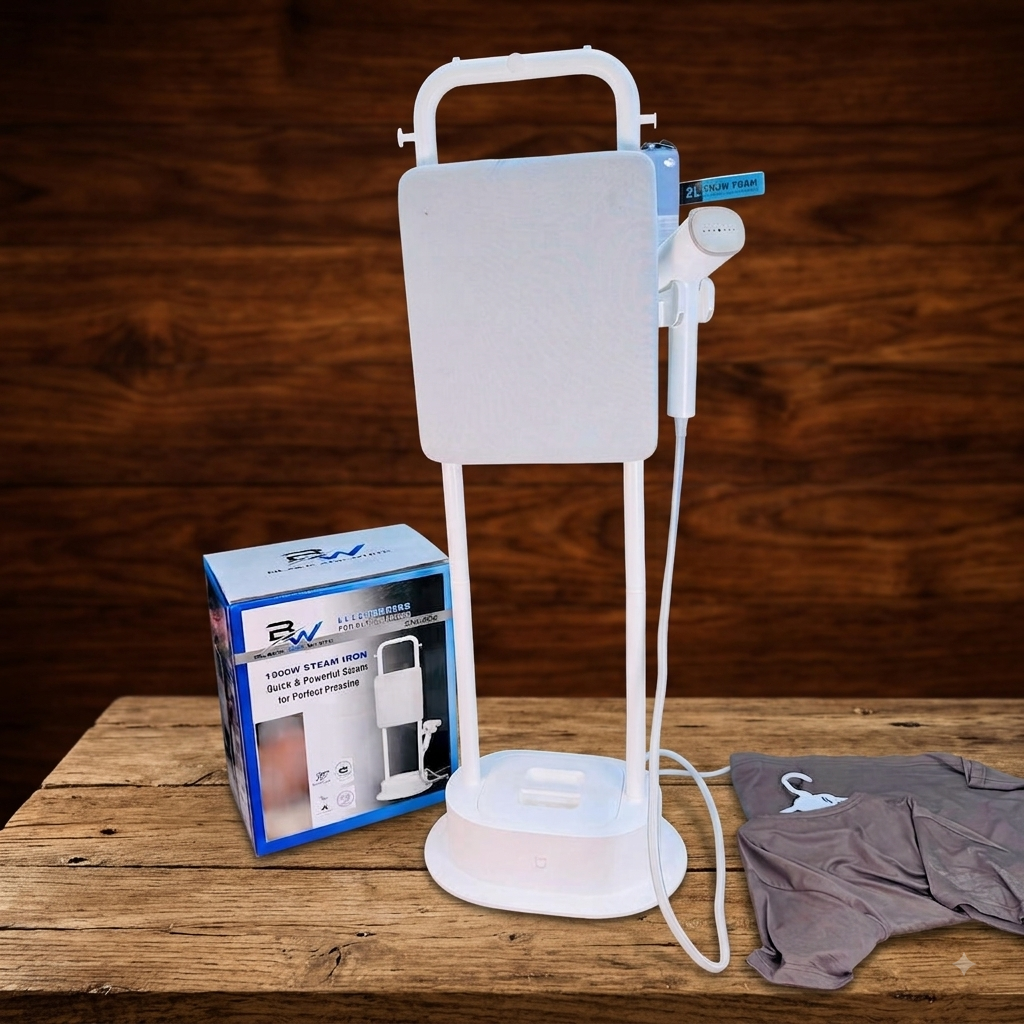 Electric Garment Steamer Iron – Portable Fabric Steamer for Clothes