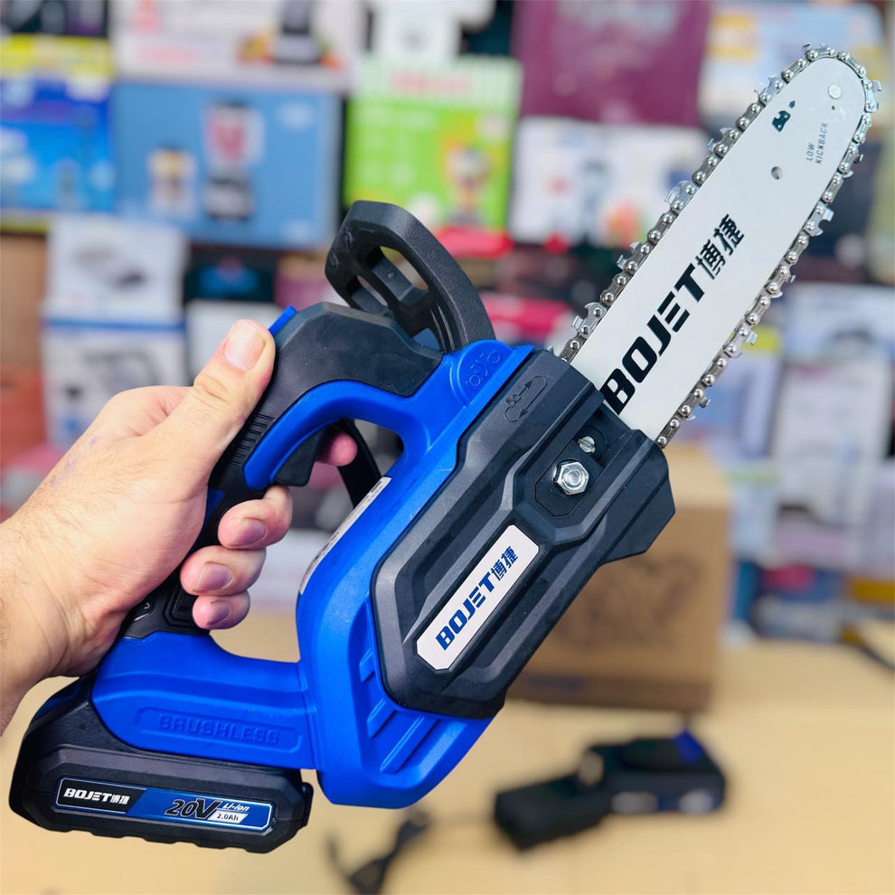LOT imported BOJET BJ 4372 12 inches chainsaw 2 batteries