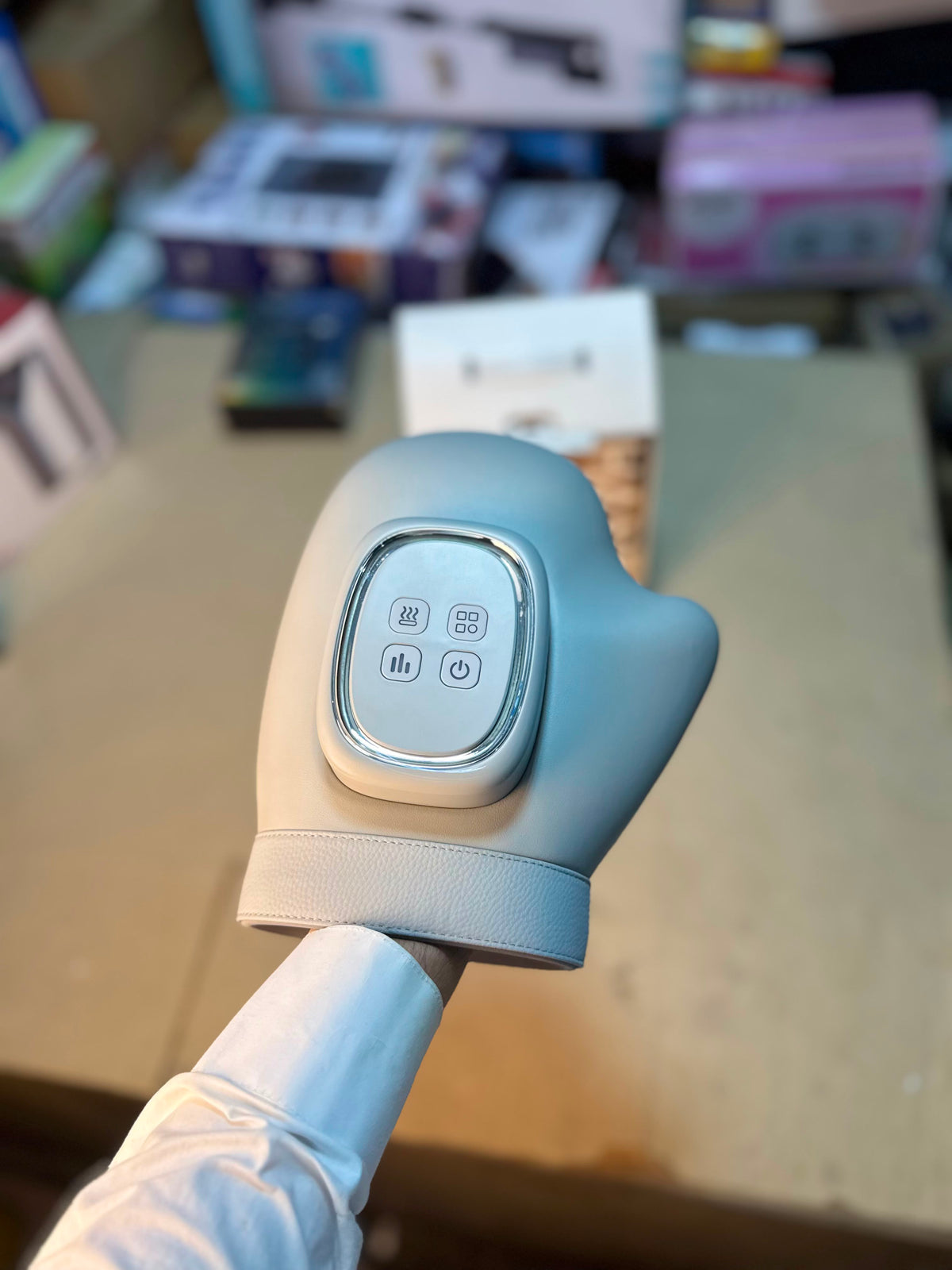 Smart Hand Massager with Airbag Compression & Warm Compress – 3 Modes