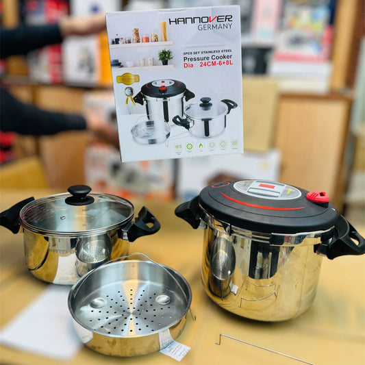 Hannover Germany 3 in 1 pressure cooker set