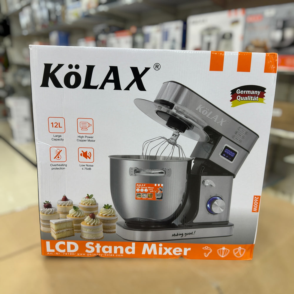 KOLAX 12L Stand Mixer – 2600W High Power Kitchen Mixer