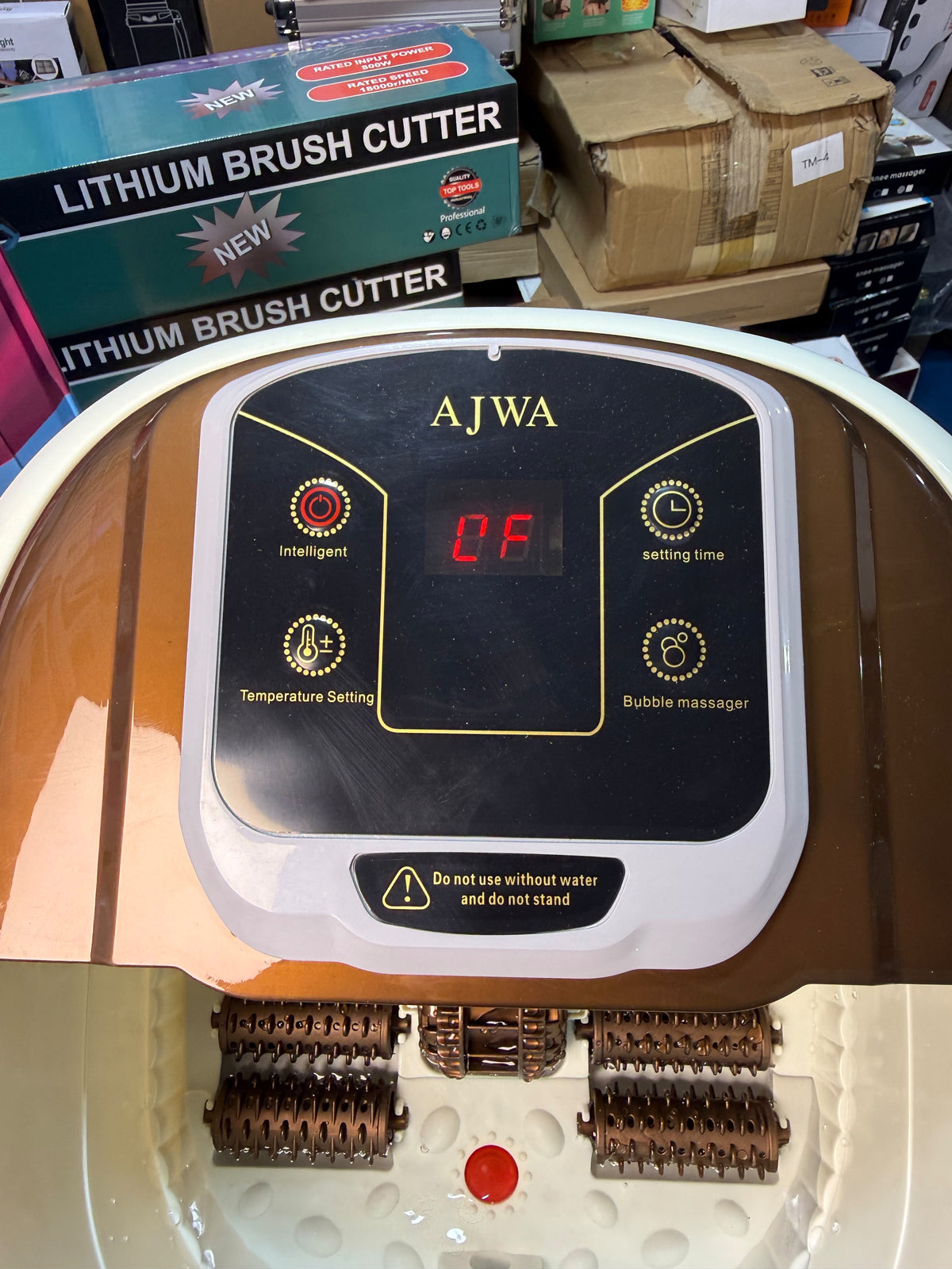 AJWA Electric Foot Massager with Digital Control Panel – Relaxation & Foot Massage Machine