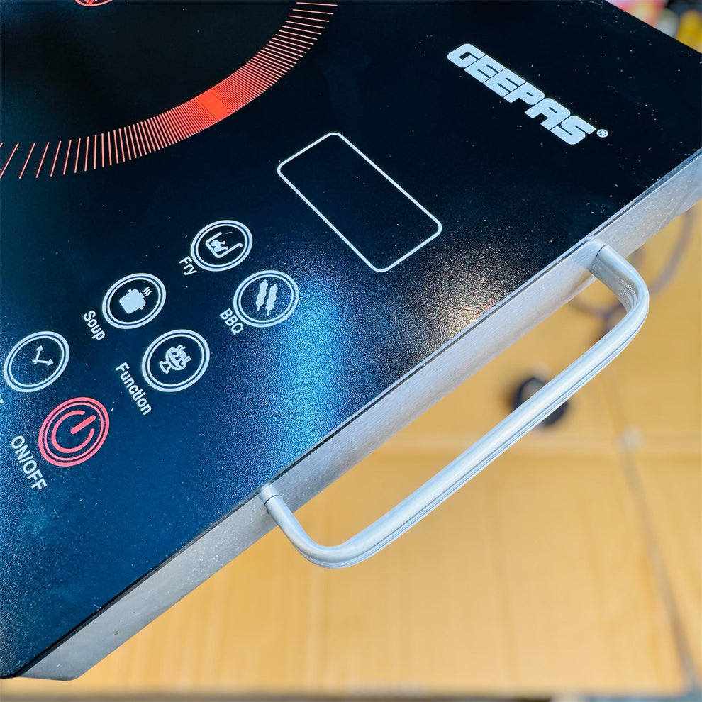 Geepas GIC6921NV Digital Infrared Hot Plate – 2200W Single Burner with LED Touch Display