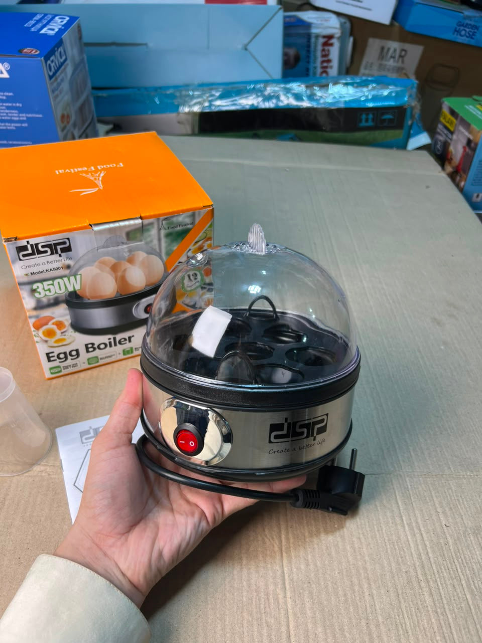 DSP KA5001 350W Electric Egg Boiler – 7 Egg Capacity