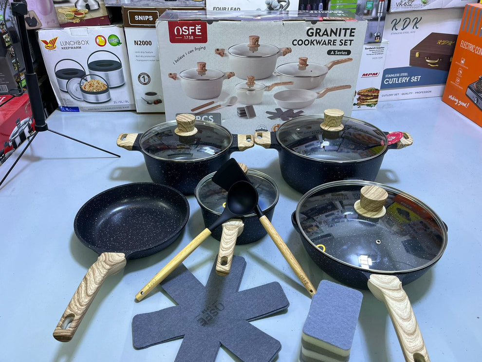 16 Pieces granite Cookware Set High quality
