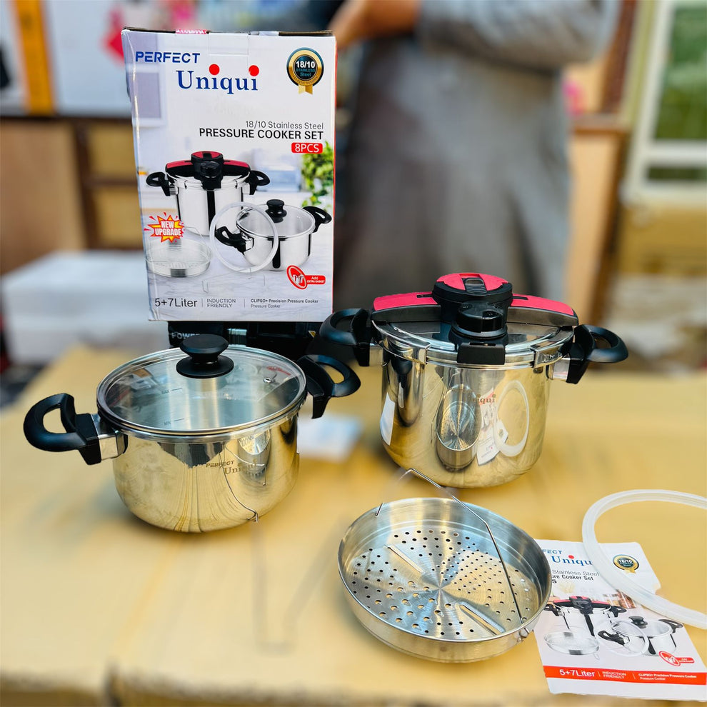 UNIQUI 3 in 1 Pressure cooker 5+7 L