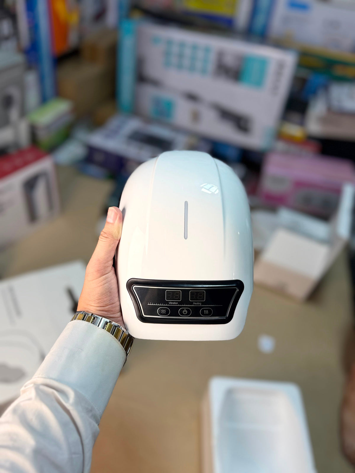 Wireless Knee Massager with Heating & Relaxing Massage – Portable Knee Massage Device