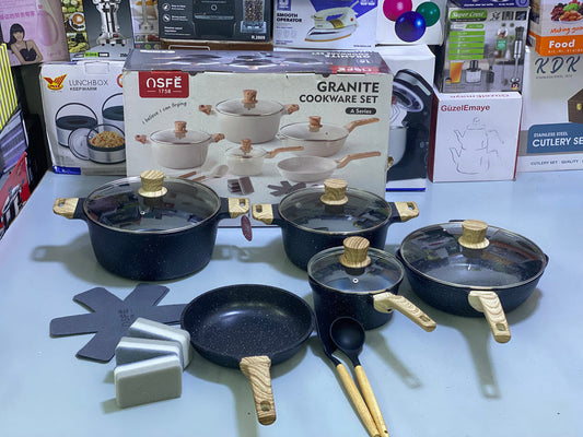 16 Pieces granite Cookware Set High quality