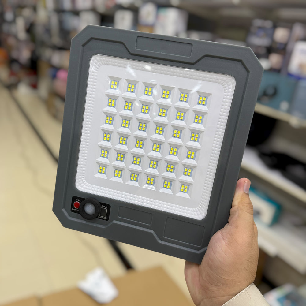 COBA CB-T105 500W Solar Sensor Light – 144 LED Motion Sensor Outdoor Flood Light with Remote Control