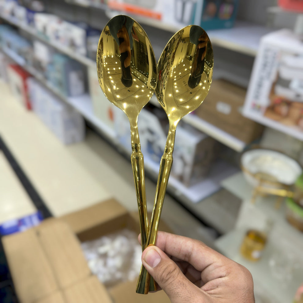Germany High Quality Polished Cutlery Set - Stainless Steel Gold Flatware