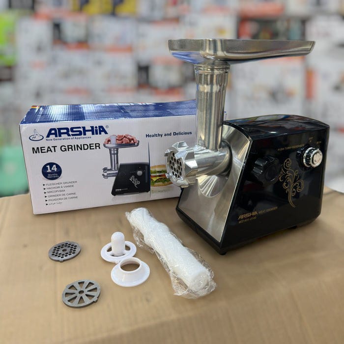 Arshia MG1401-2140 Electric Meat Grinder (2000W, Stainless Steel