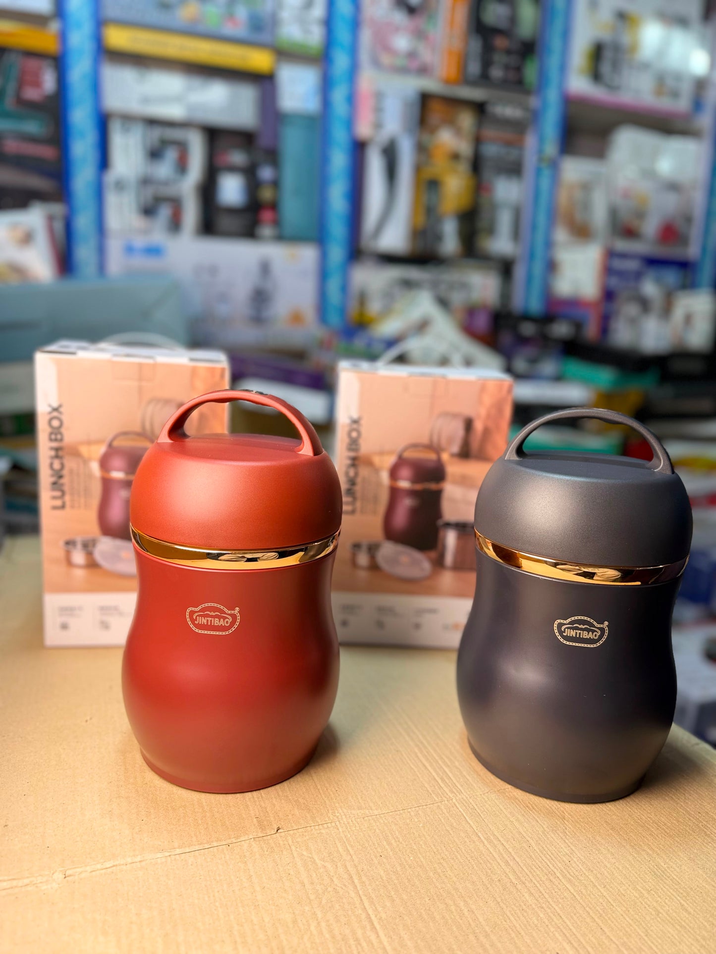 JINTIBAO 3.2L Stainless Steel Vacuum Lunch Box & Food Thermos