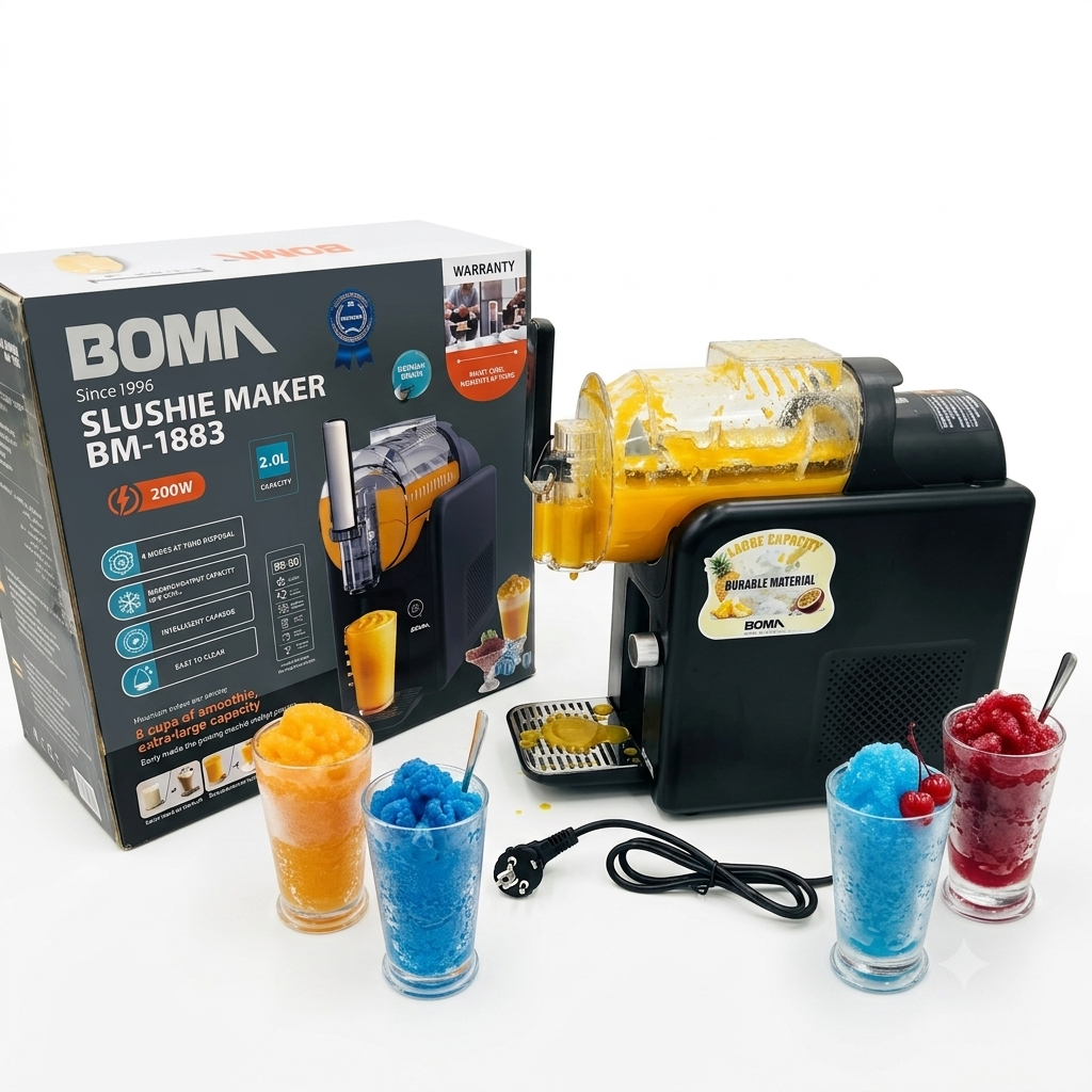 BOMA Slushie Machine for Home, Party & Small Business, Makes Slushies