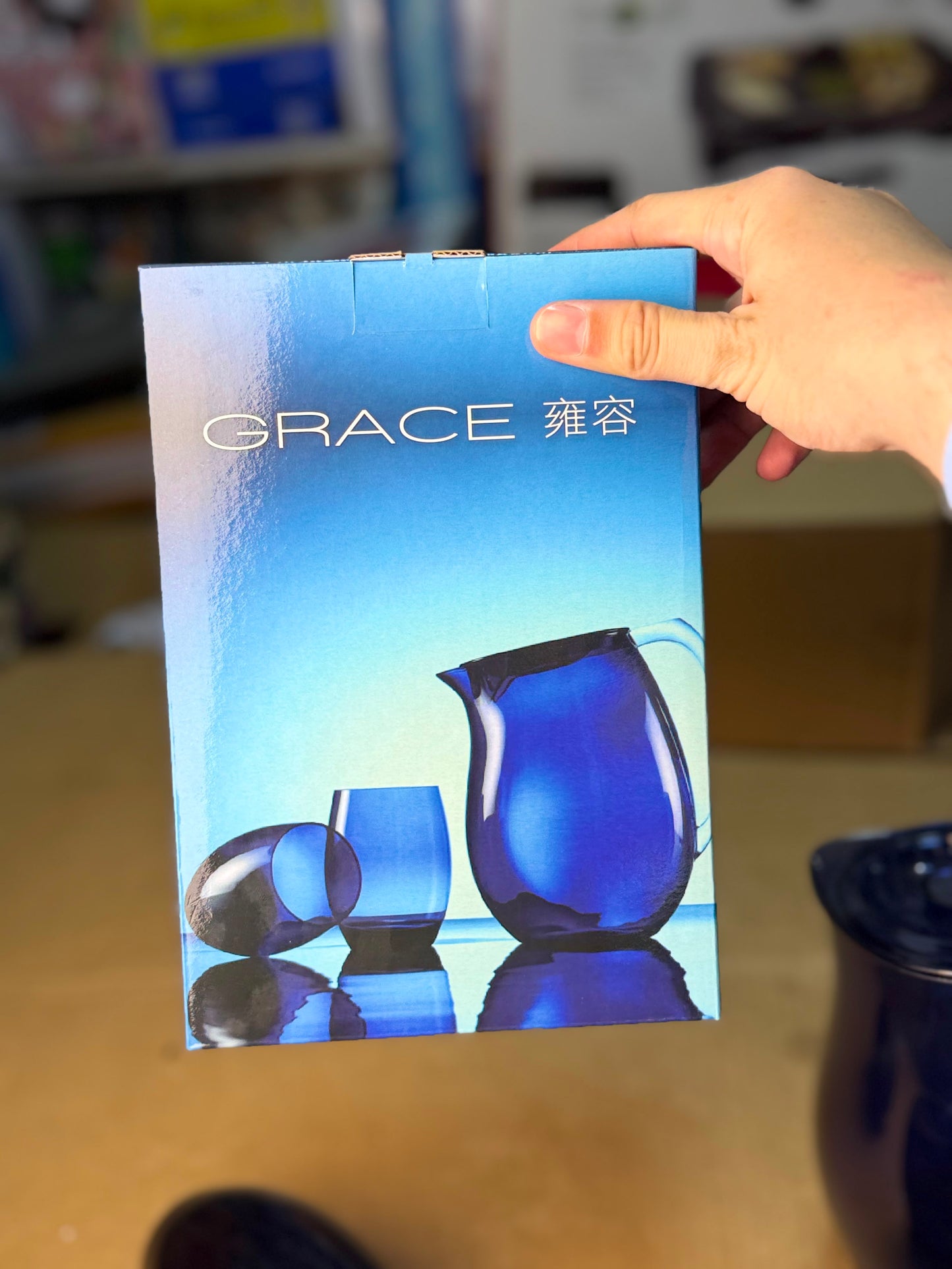 GRACE Glass Water Jug & Tumbler Set