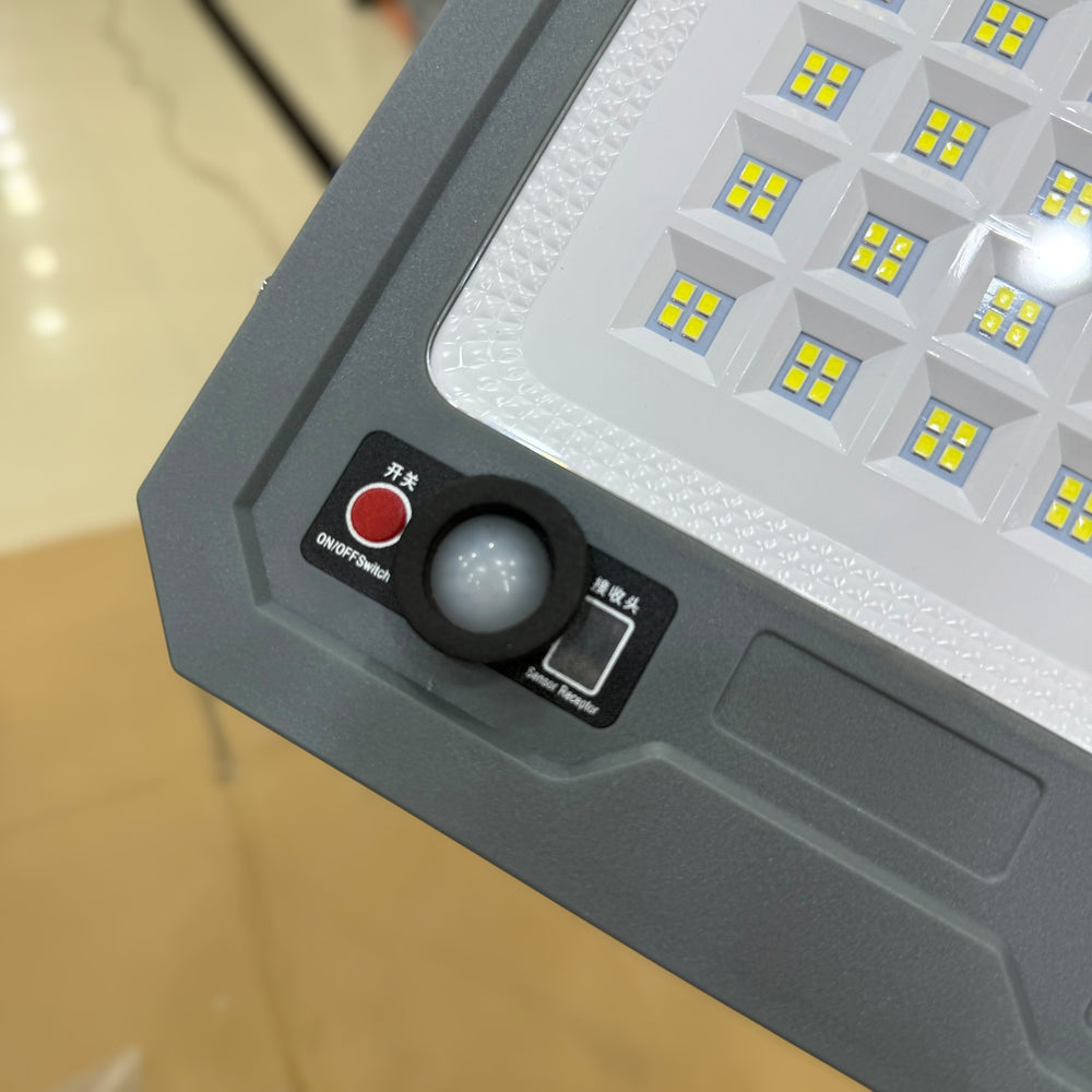 COBA CB-T105 500W Solar Sensor Light – 144 LED Motion Sensor Outdoor Flood Light with Remote Control
