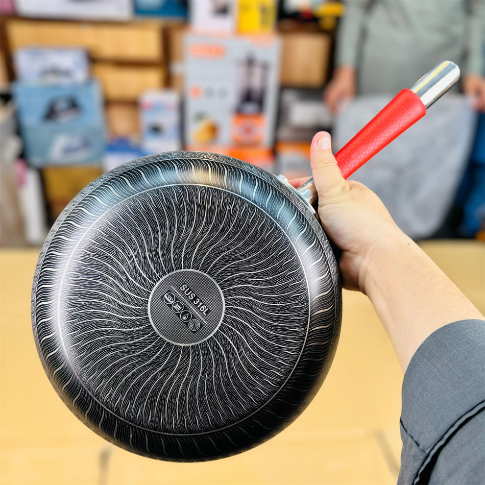 Honeycomb lesser coating saucepan