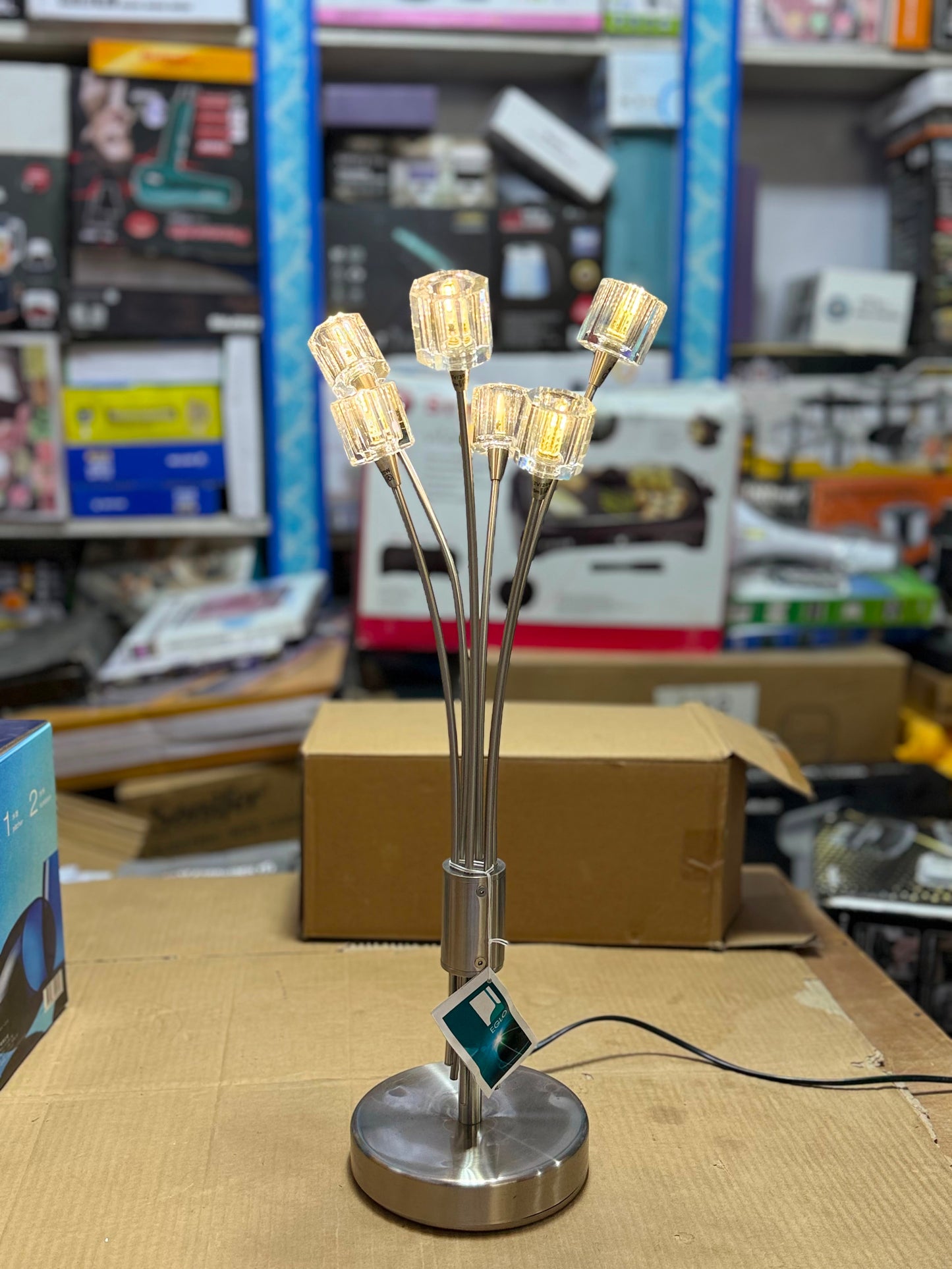Modern 5-Light Decorative Table Lamp